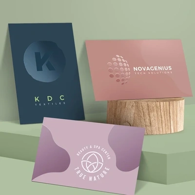 3D Spot UV Business Cards