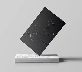 3D Spot UV Business Cards