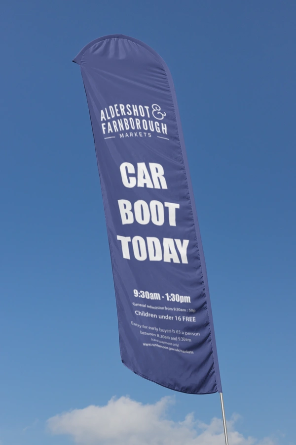 Flags available in different sizes 