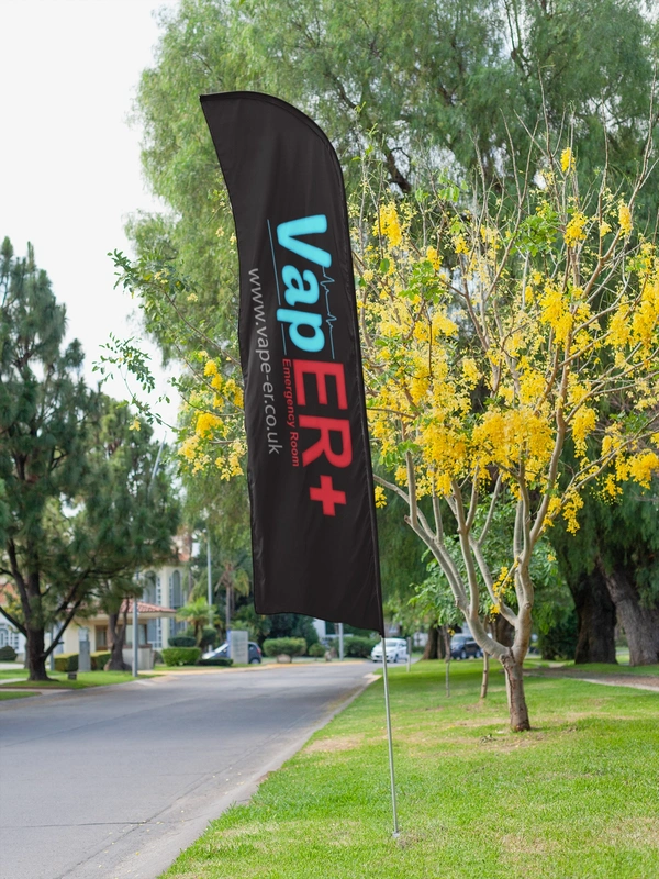 Flags are a great way to draw attention to your brand 